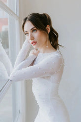 Sexy and Classy Wedding Dress Satin Bow Court Simple Bridal Gown Princess Vestido De Novia Train Dress